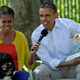 Michelle and Barack Obama reading a story at the White House during the Easter Egg Roll in April 2012 (AP Photo/Susan Walsh)